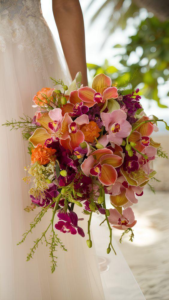 Celestial Dance of Petal Hues